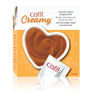 Catit Creamy Plato Corazón