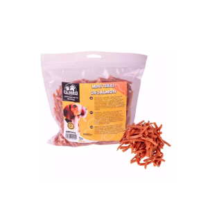 Snack semihumedo Mini tiras de Salmón 500gr