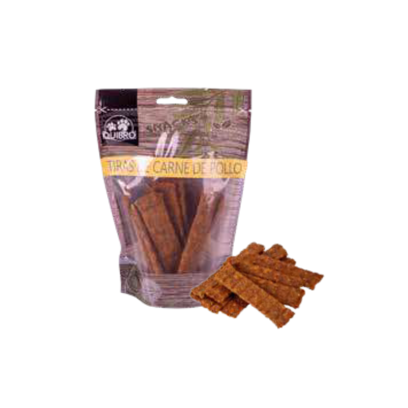 Snack deshidratado Tiras de carne de pollo 150gr