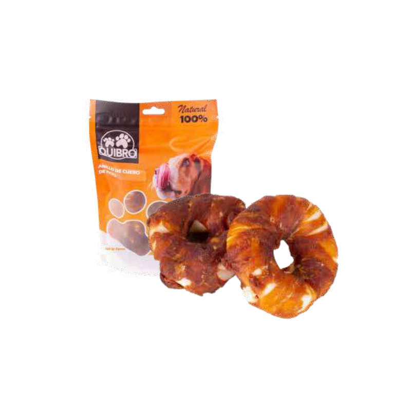 Snack semihumedo Anillo de cuero de pato 100gr