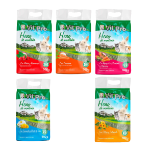 Heno de Montaña Premium para Conejos y Cobayas - VIT Pro 500 gr